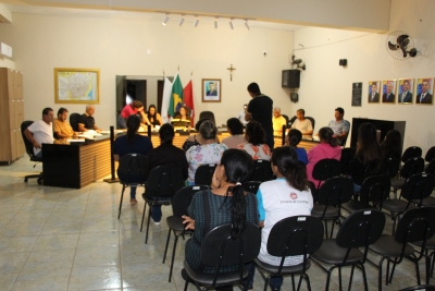 No último dia 10, aconteceu a reunião ordinária do mês de abril na sala das sessões.