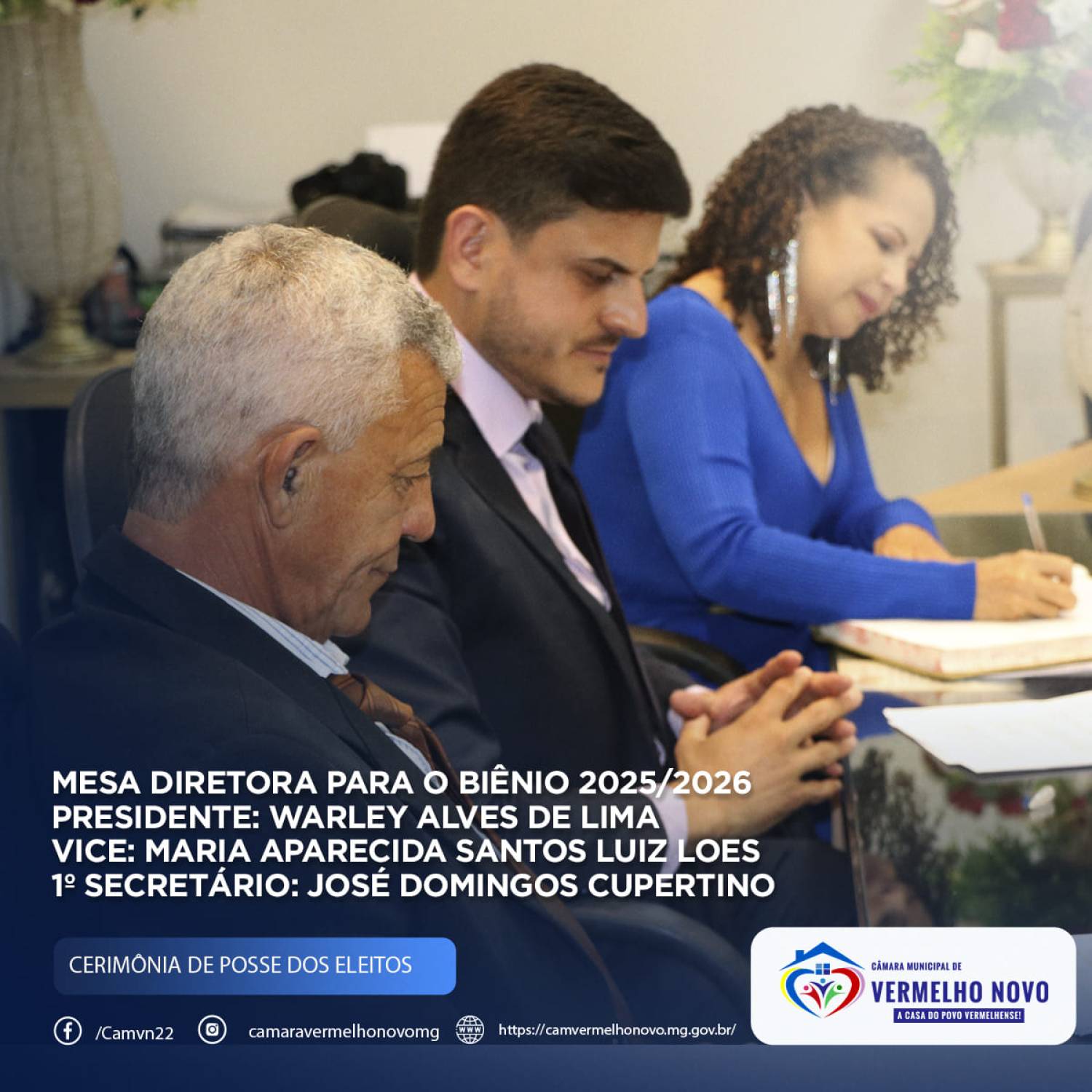 MESA DIRETORA ASSUME O BIÊNIO 2025/2026